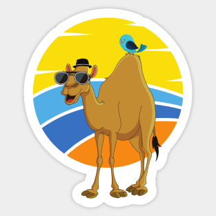 Cool camel Sticker